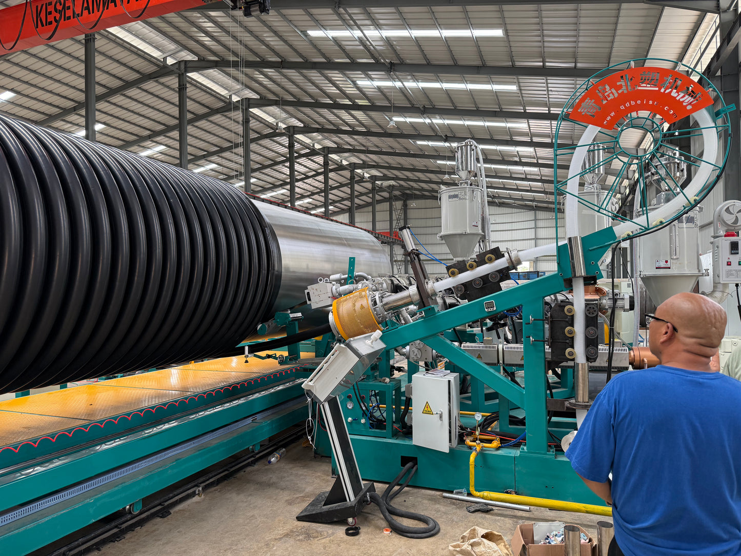 DN200-DN 4000 Krah Pipe Machine