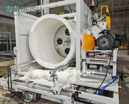 HDPE Sprial Solid Wall Pipe Production Line