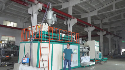 200mm to 4000mm HDPE Sprial Winding Solid Wall Pipe Production Line Plastic Extrusion Line